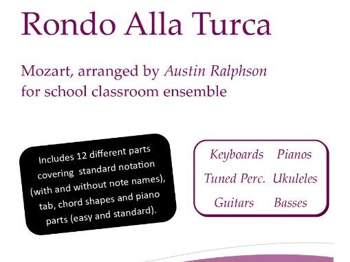 Classroom Performance: Rondo Alla Turca (Turkish Rondo) with backing track