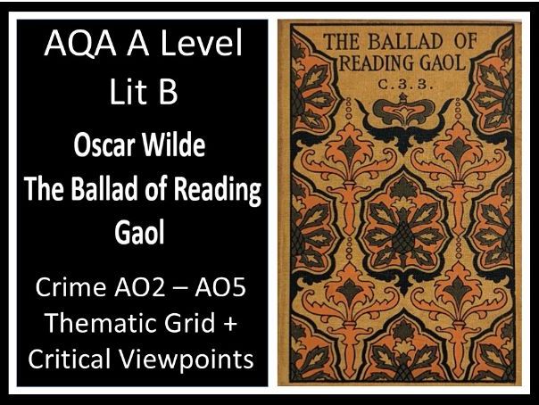 WILDE: BALLAD OF READING GAOL Crime Thematic Grid | Critical Viewpoints | LIT B