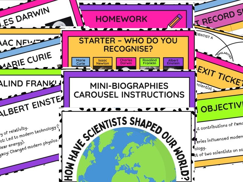Year 7 Science Lesson Pack – How scientists shape the world