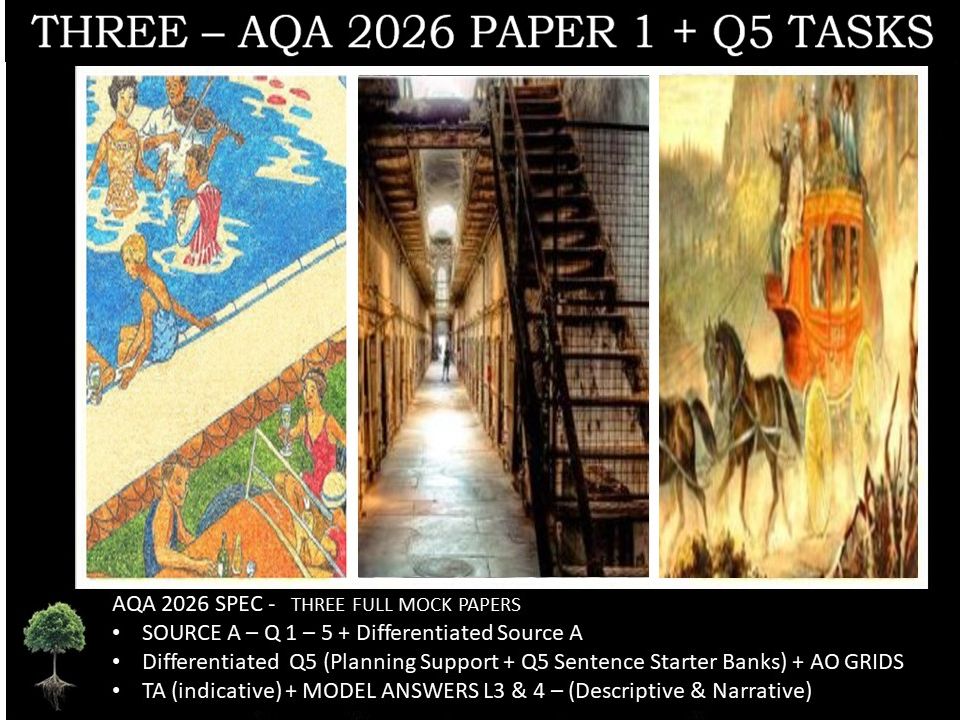 THREE - PAPER 1 | 2026 FULL MOCKS | Q5 TASKS