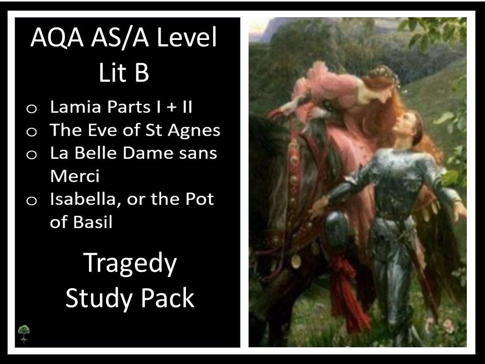 KEATS: LAMIA, ISABELLA, EVE OF ST AGNES + LA BELLE DAME AS/A LEVEL STUDY PACK