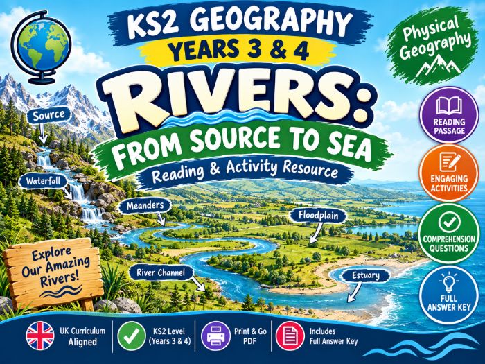 Rivers: From Source to Sea | KS2 Geography