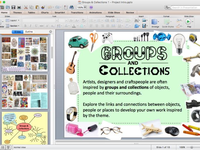 Groups & Collections 1 - Art Project Intro