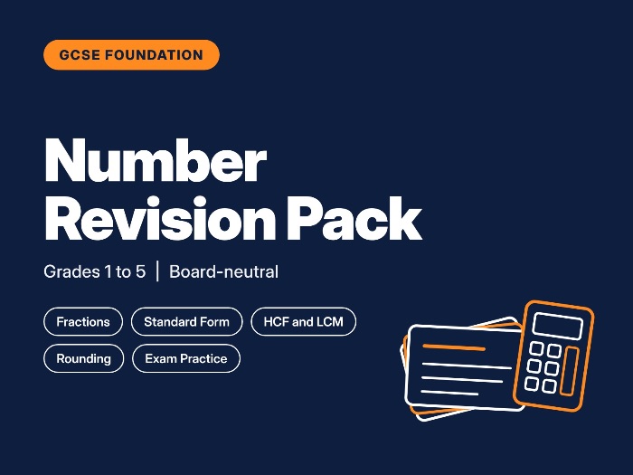 GCSE Maths Foundation Number Revision Pack