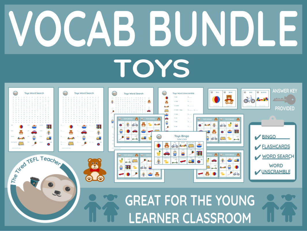 ESL Toys Vocabulary Bundle