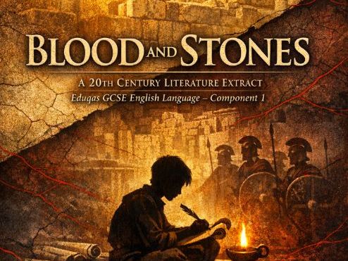 Eduqas GCSE English Language – Component 1 “Blood and Stones Extract”