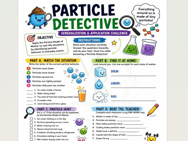 Particle Model of Matter Complete Lesson