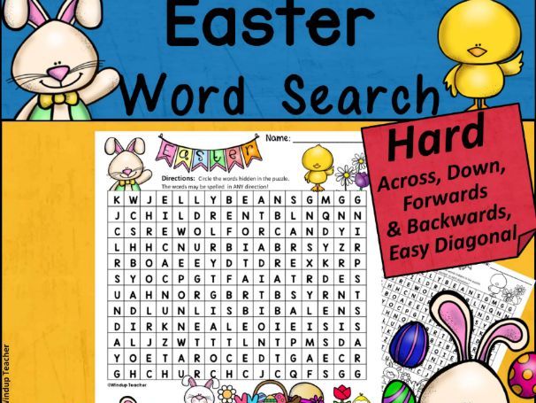 Easter Word Search BUNDLE Teaching Resources Easter Word Search BUNDLE Teaching Resources