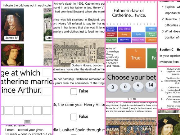 Catherine of Aragon - Complete KS3 Resource Pack