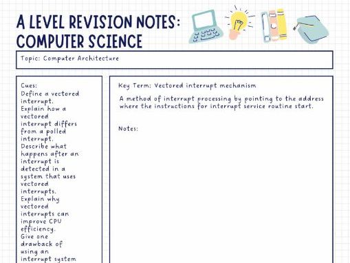 A Level Computer Science – Complete Revision Workbook (935 Pages)