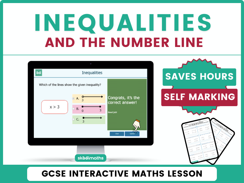 Inequalities and the Number Line - GCSE (1-9)