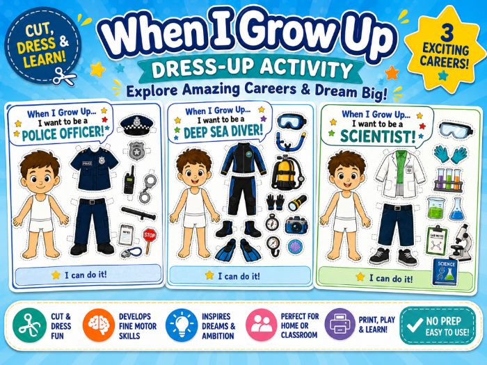 When I Grow Up - KS1 Career Activity