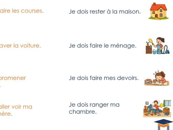 French - Helping at home presentation