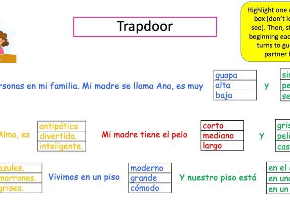 KS3 Spanish Family L10 Describe a tu familia (PPT+ PA)