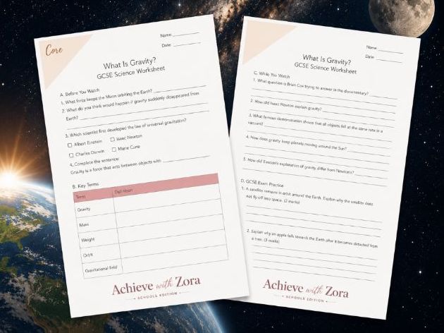 What is Gravity?: Documentary Worksheet
