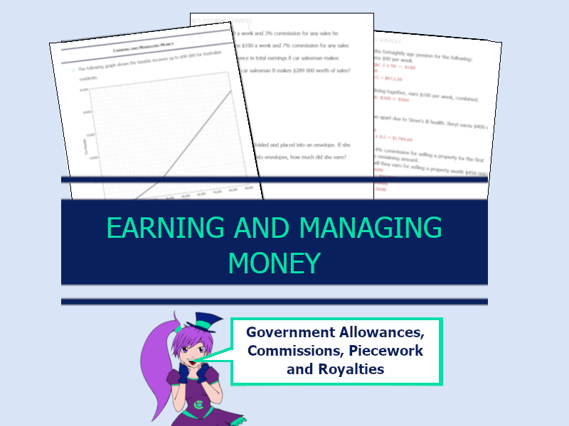 Year 11 Earning and Managing Money