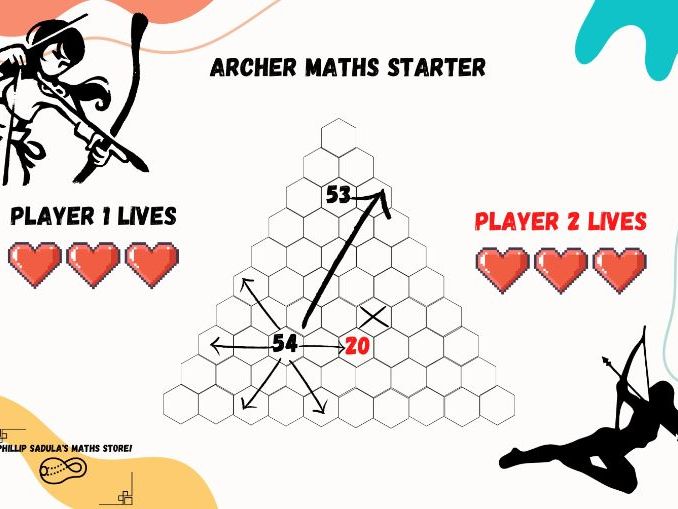 Archer maths game (HA, KS2 PRIME FACTORS) Teaching Resources