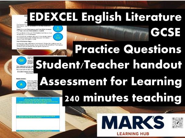 EDEXCEL GCSE English Literature - Refugee Boy - 6 Practice Q & A's - Student/Teacher Handout