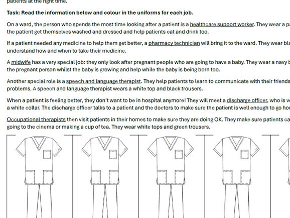 Who wears what - Hospital Uniforms