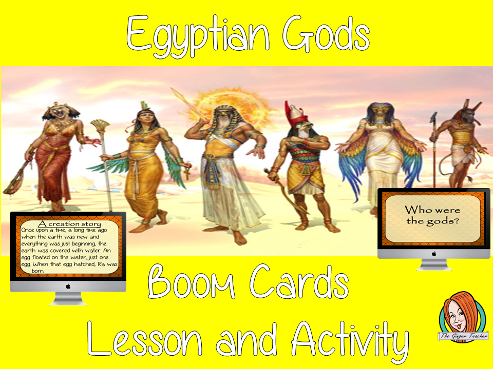 Egyptian Gods - Boom Cards Digital Lesson