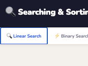 Searching and Sorting - KS4/5