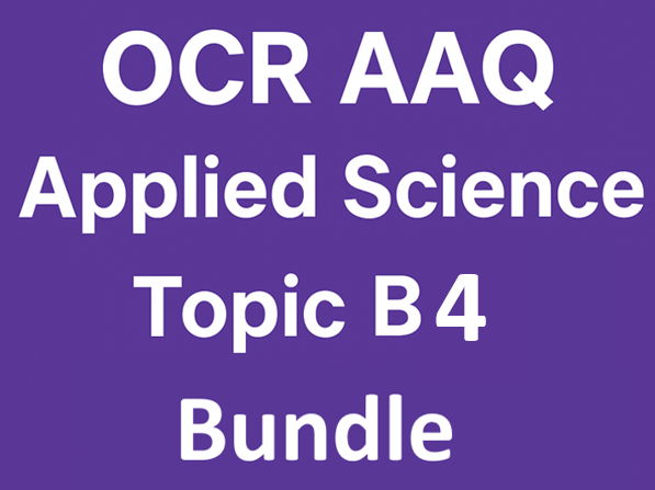 OCR AAQ F180 Biology B4 Bundle
