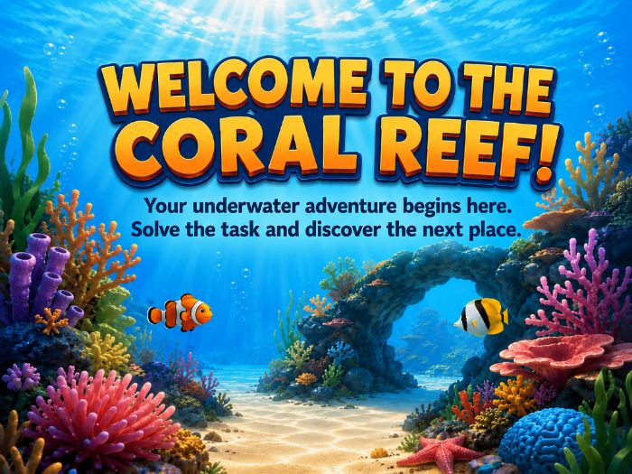 Underwater World – Editable Adventure Game