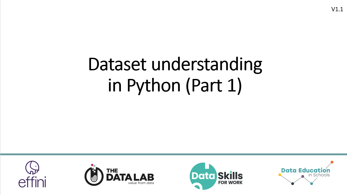 Data Science - In Python, Dataset understanding (part 1 of 2 ...