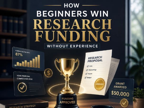 How to Get Research Grants Even If You’re a Complete Beginner (Step-by-Step System That Gets Funded)