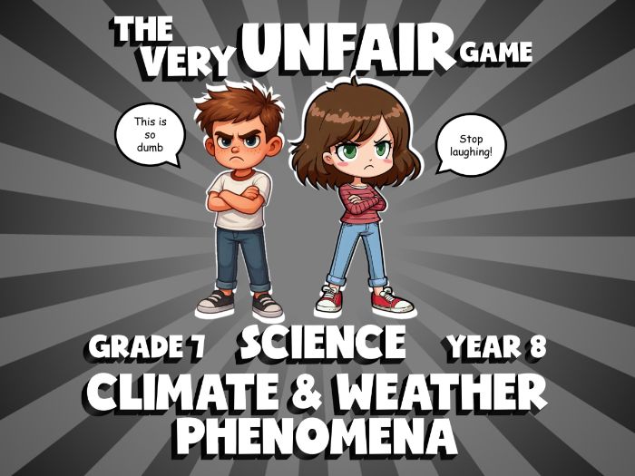 Climate & Weather Phenomena VERY UNFAIR GAME | No-Prep Year 8 Science Review Activity