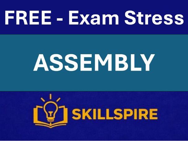 FREE Exam Stress Assembly | GCSE & A-Level | Reduce Anxiety & Boost Focus | Ready-to-Use Slides