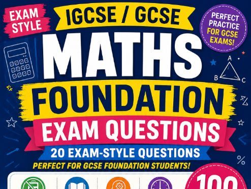 IGCSE/GCSE Math Foundation Exam Question