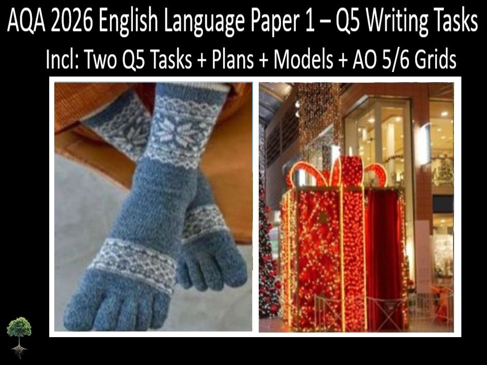 Two Question 5 - AQA 2026 GCSE English Language Paper 1 | Plans, AO Grids, Models