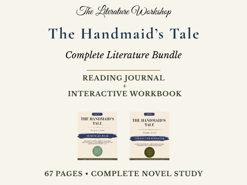 The Handmaid's Tale Literature Study Bundle | Reading Journal & Interactive Workbook | Atwood