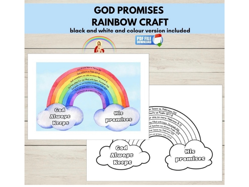 God Always Keeps His Promises Bible Craft