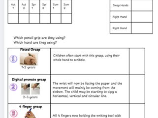 Pencil Grip Assessment