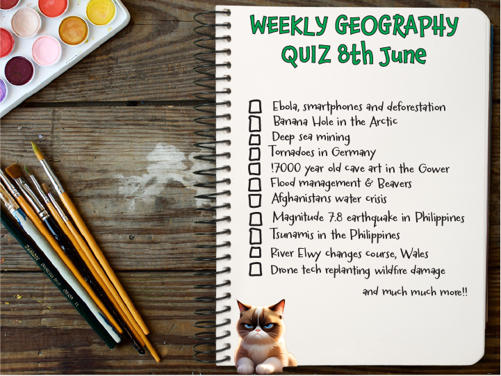 Weekly Geography News Quiz 8th June 2026