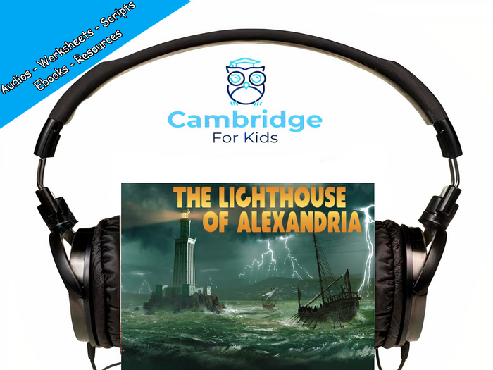 Lighthouse of Alexandria Audiobook & Comprehension Activities / Worksheets / eBooks