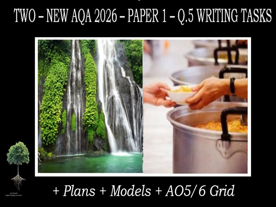 QUESTION 5 - TWO FULL WRITING TASKS | 2026 PAPER 1 | PLANS | AO GRID | MODELS
