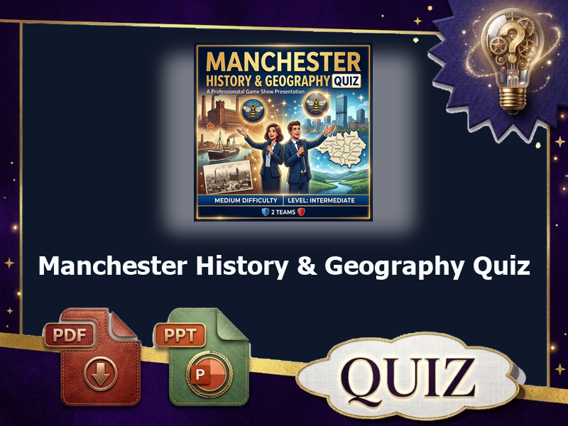 Manchester History & Geography Quiz : 57 QUIZ & answer