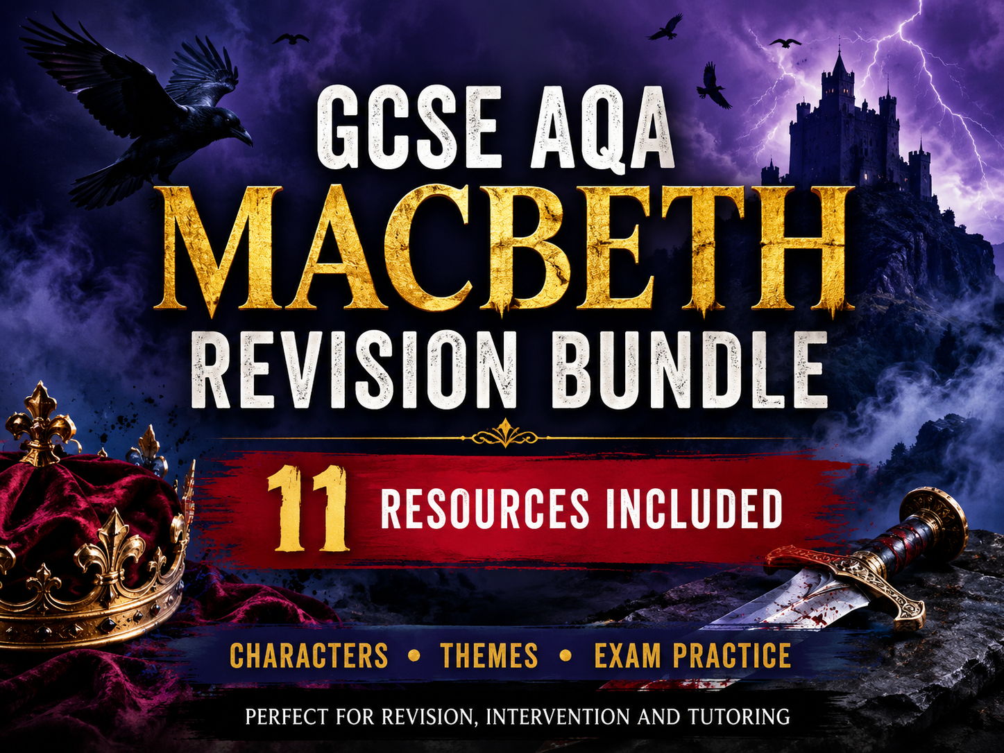GCSE Macbeth Character Revision Bundle