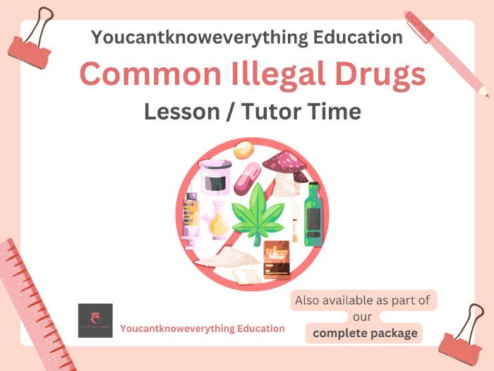 Common Illegal Drugs and Concerns PSHE