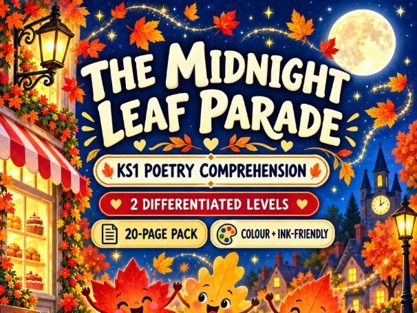 KS1 Autumn Poetry Comprehension Pack