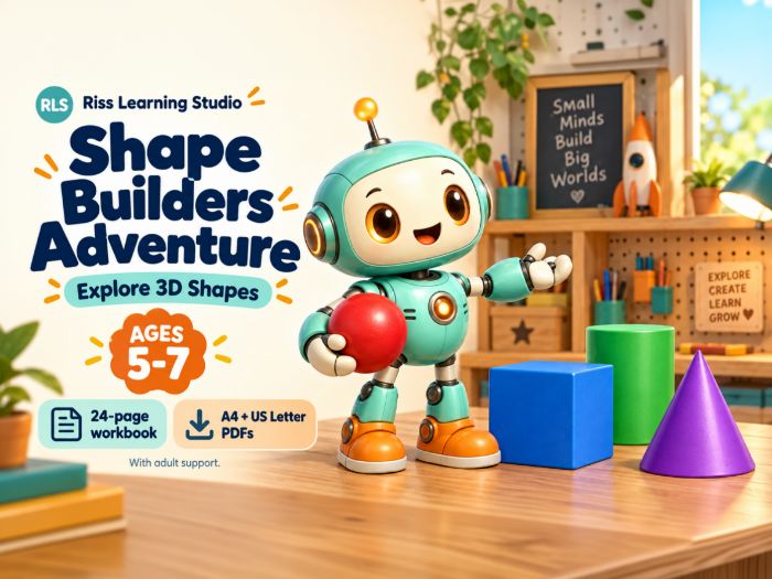 Shape Builders Adventure: Explore 3D Shapes