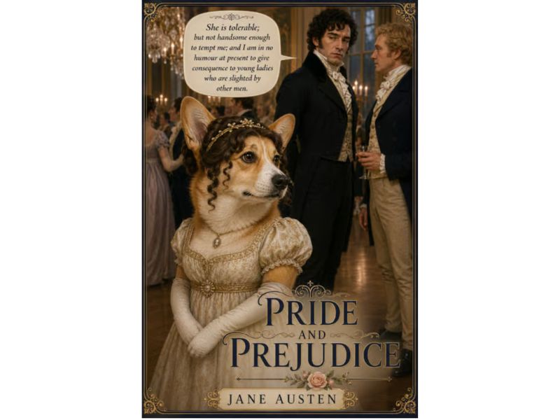 Pride and Prejudice Classroom Posters | Jane Austen Decor | Regency Corgis