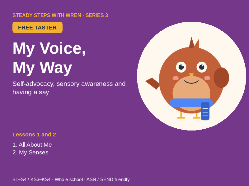 FREE My Voice, My Way Starter Lessons: Secondary