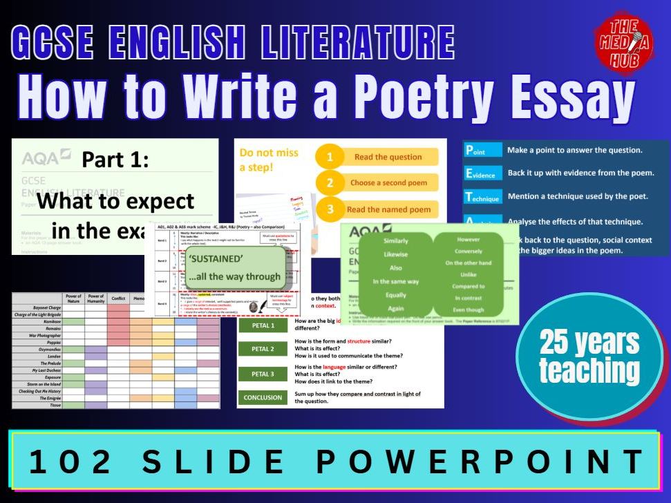 Guide to Writing AQA GCSE English Literature Essays PPT