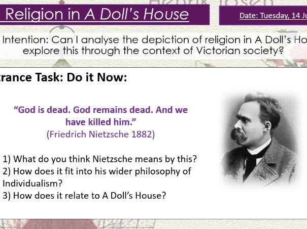 A Doll's House A Level Full SOW for OCR