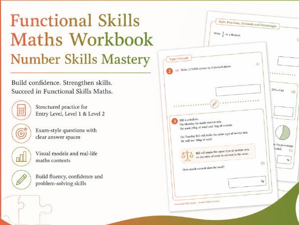 Functional Skills Number Work book