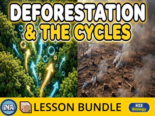 Deforestation and the Carbon and Water Cycles - Complete KS3 Biology Lesson Pack